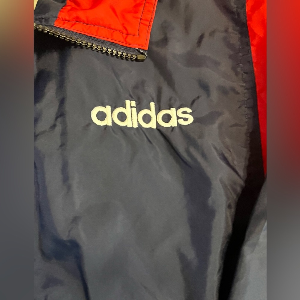 Vintage Adidas Windbreaker Jacket Size Large - Picture 5 of 9